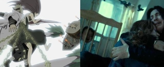 Harry Potter e Naruto, protagonisti di storie diverse, seguono e, in un certo senso, creano il percorso tratteggiato dalla penna del fato.