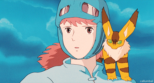 Nausicaa della Valle del Vento è la prima eroina di Miyazaki. Coraggiosa, altruista, protegge la Natura in un futuro post-apocalittico.