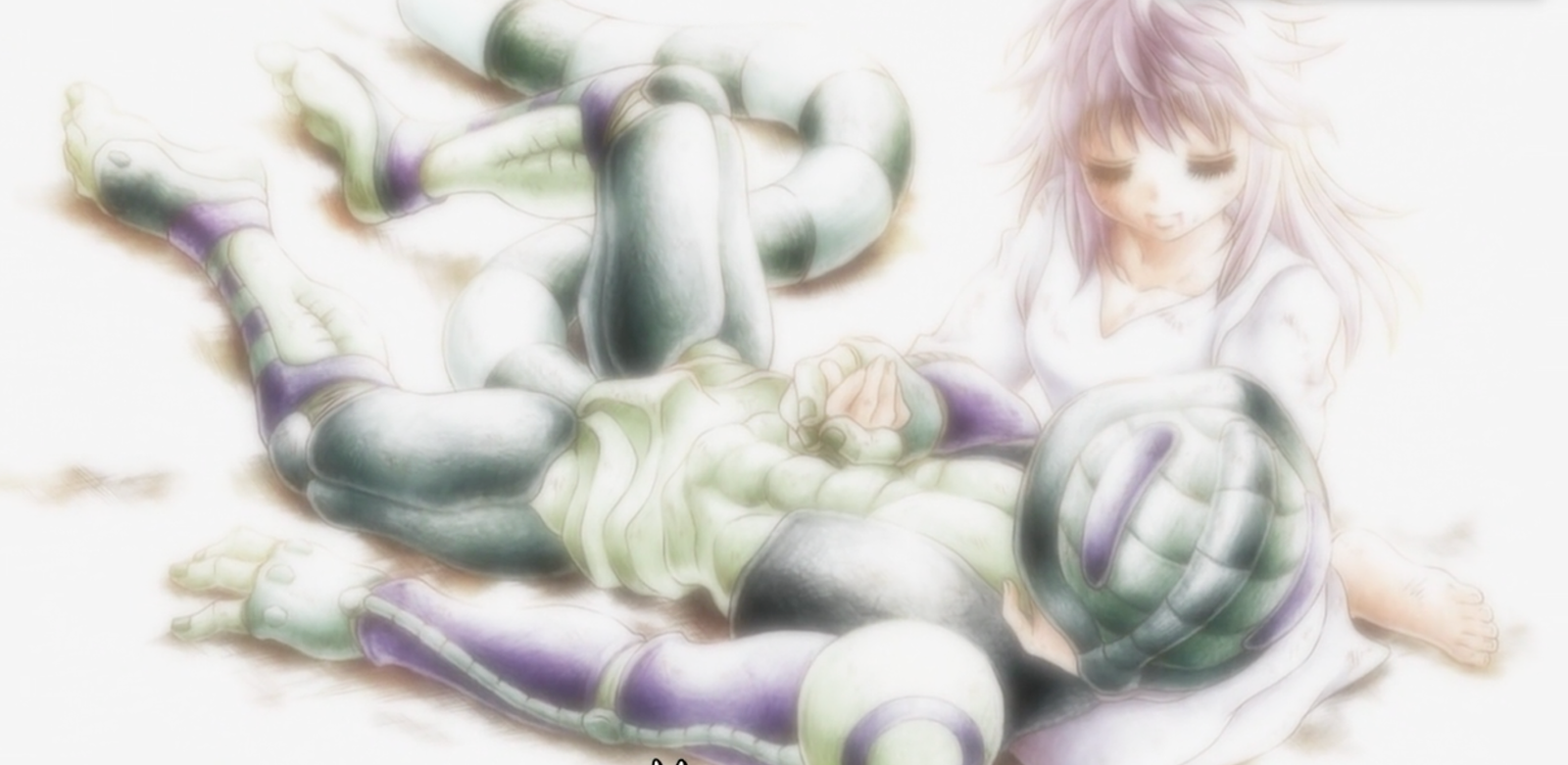 Meruem Perché Meruem? Colui che fu re prima di essere, che fu scopo prima che un nome. Eppure, colui che capì l'unica cosa che conta.