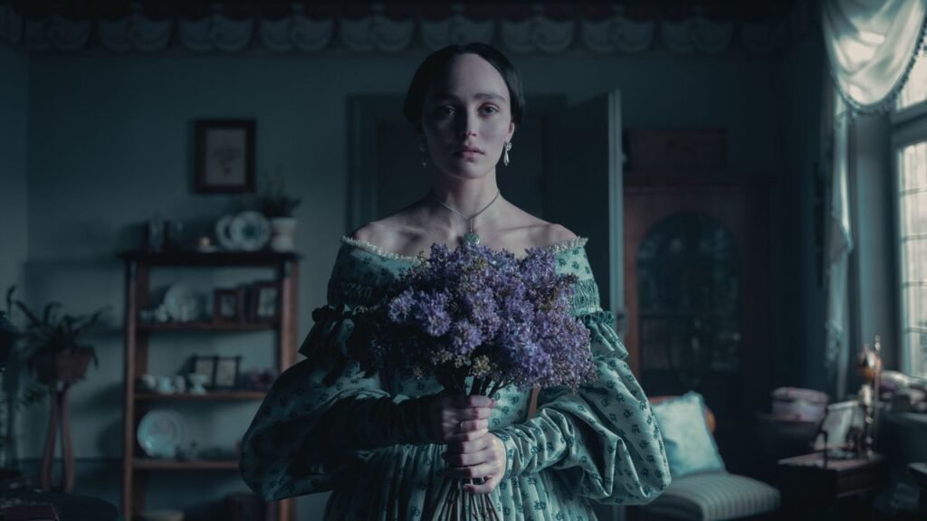 Ellen Hutter in una delle scene iniziale di Nosferatu