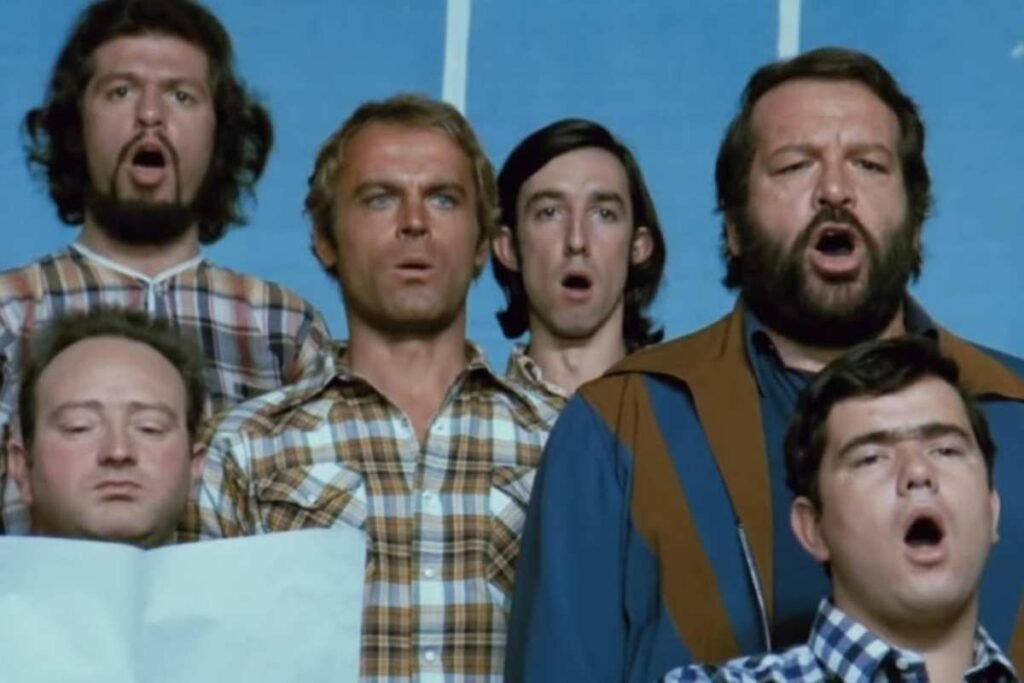 Coro pompieri Bud Spencer