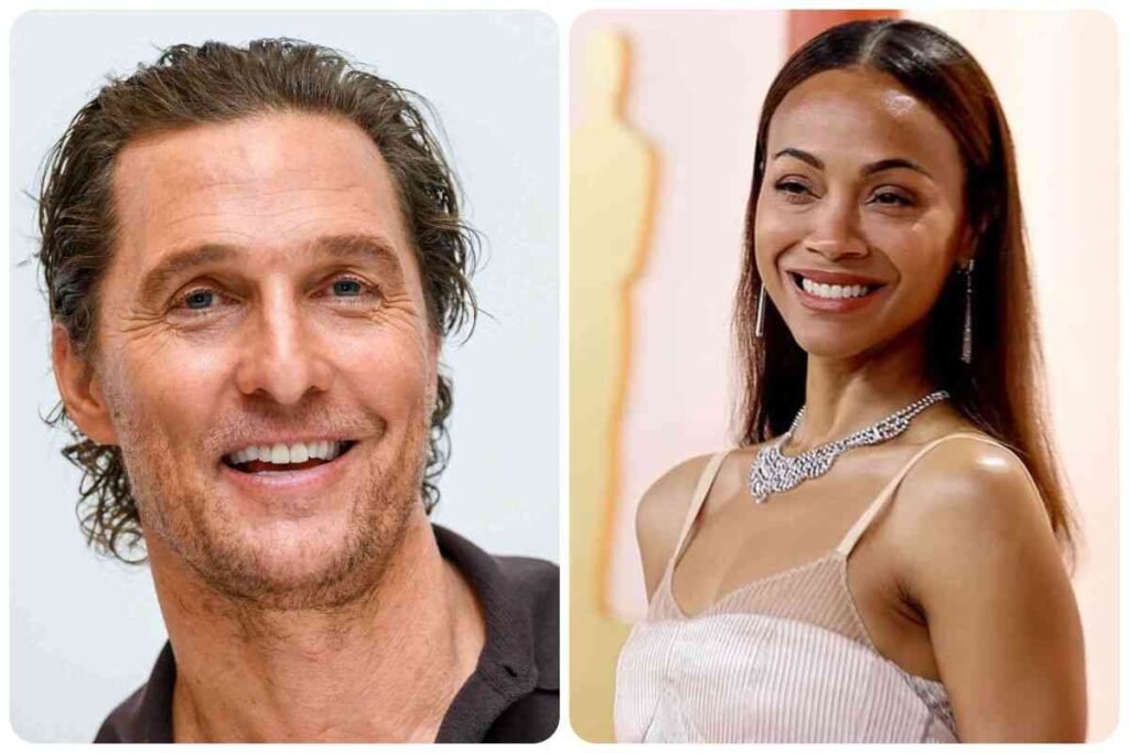 Matthew McConaughey e Zoe Saldana