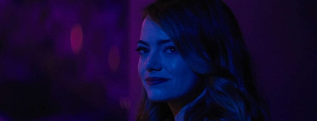Sguardo finale di Mia nella scena finale di "La La Land" si Damien Chazelle