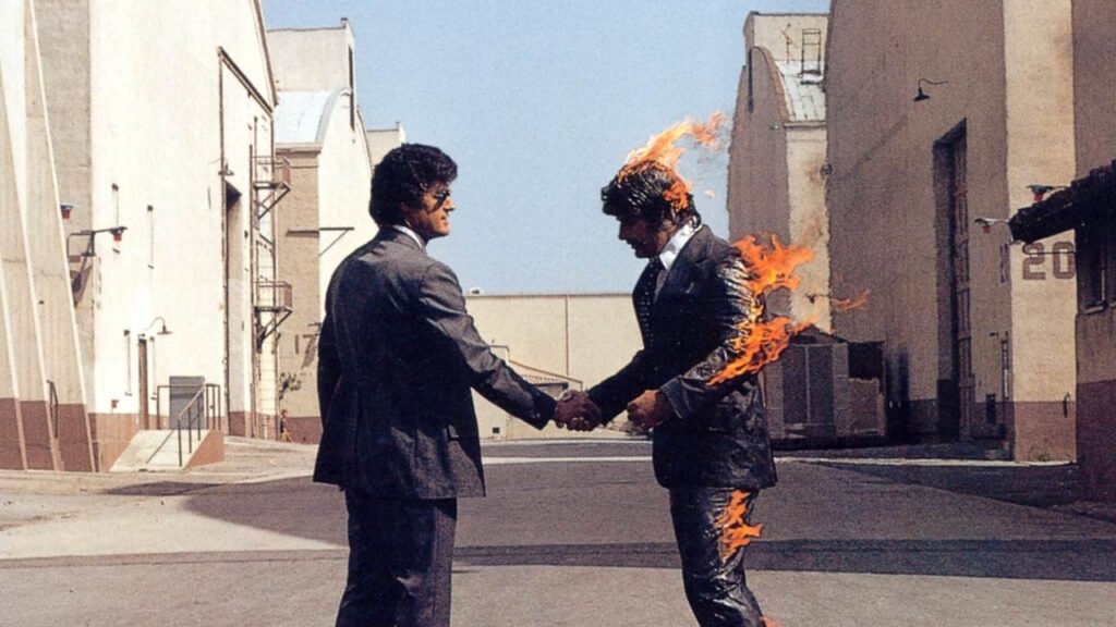 Copertina dell'album Wish you were here dei Pink Floyd